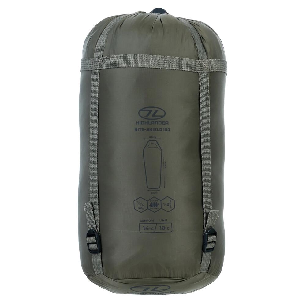 Sac de couchage momie Nite-Shield 100 10°C - Vert 2/4