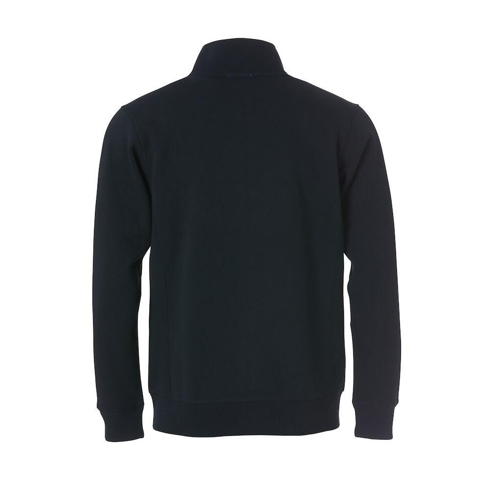 "Classic" Strickjacke Durchgehender Reißverschluss für Herren Schwarz 2/4