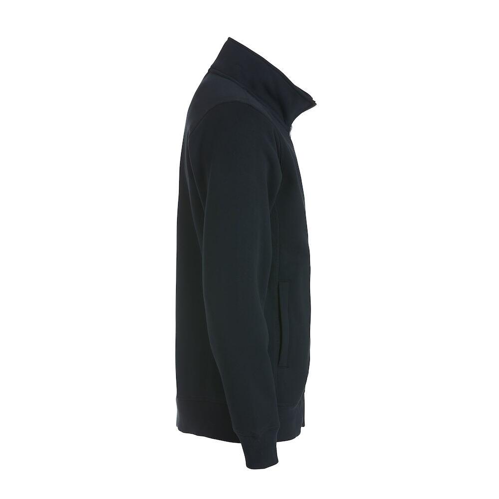 "Classic" Strickjacke Durchgehender Reißverschluss für Herren Schwarz 4/4