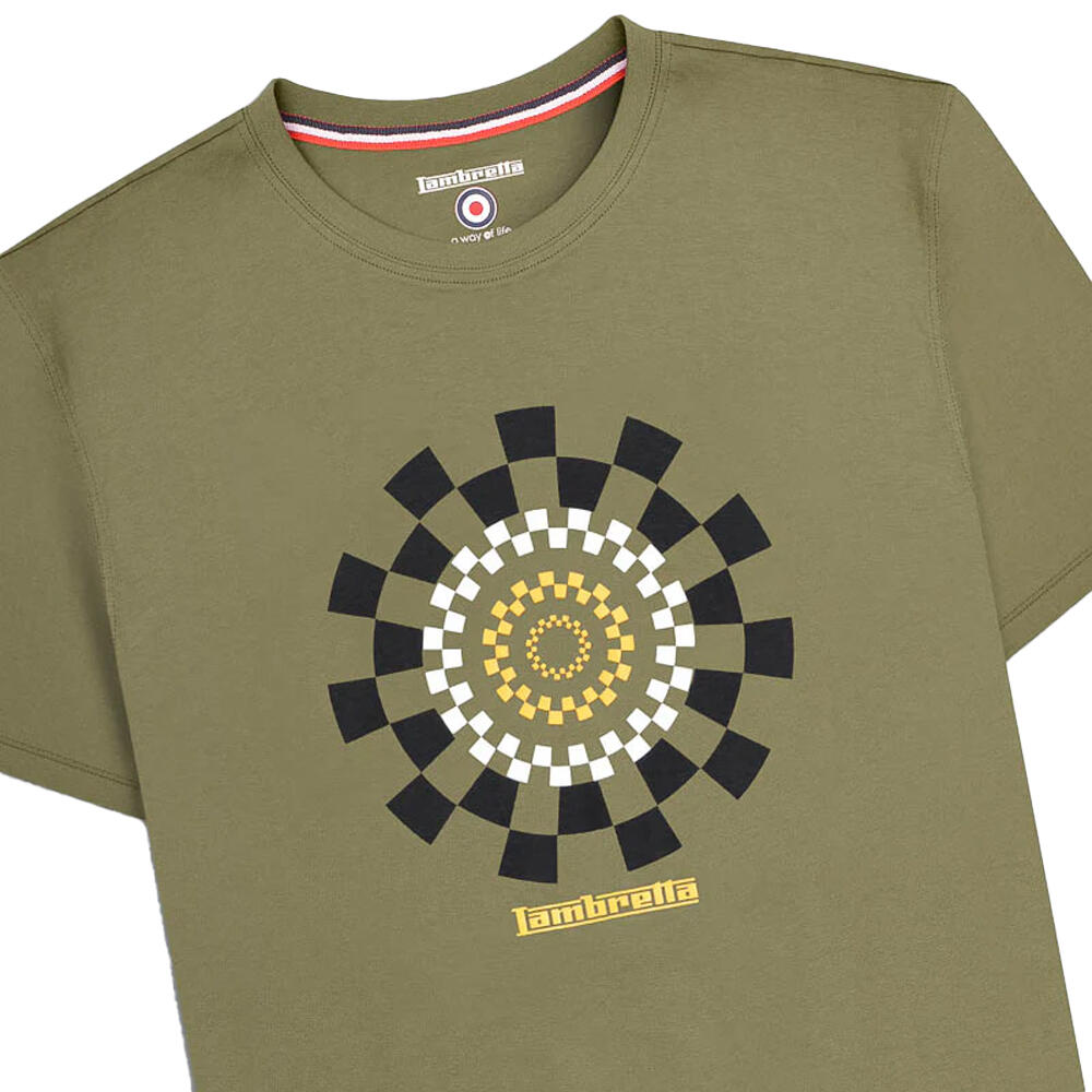 "AW25" TShirt für Herren Khakigrün 4/4