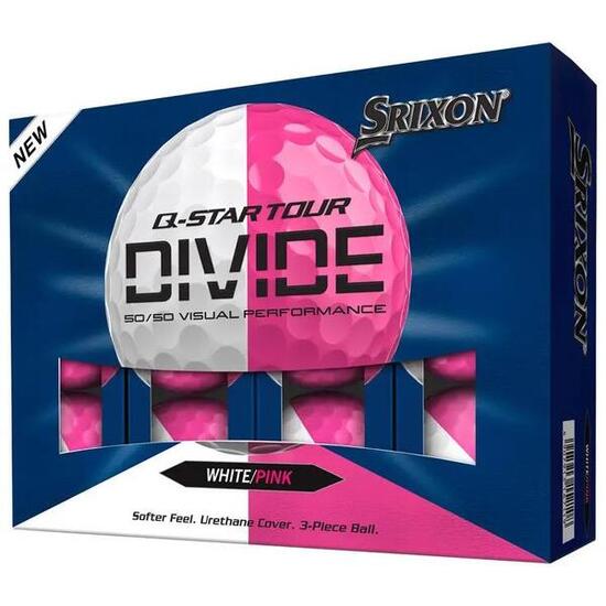 Boite de 12 balles de Golf Srixon Q-Star Tour DIVIDE New