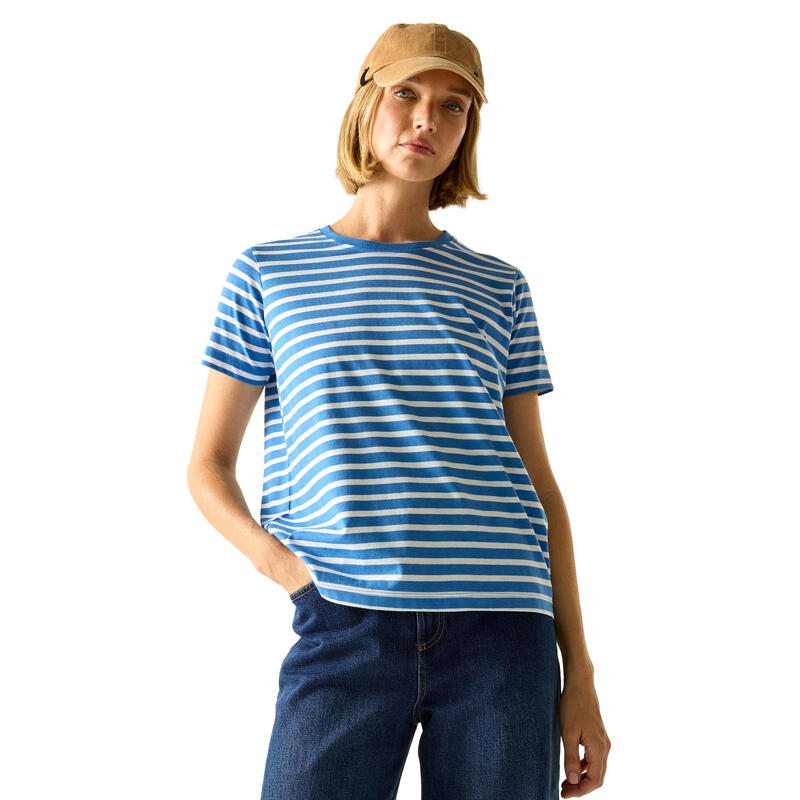 Tricou Drumeții În Natură Regatta Bayletta In Dungi Femei