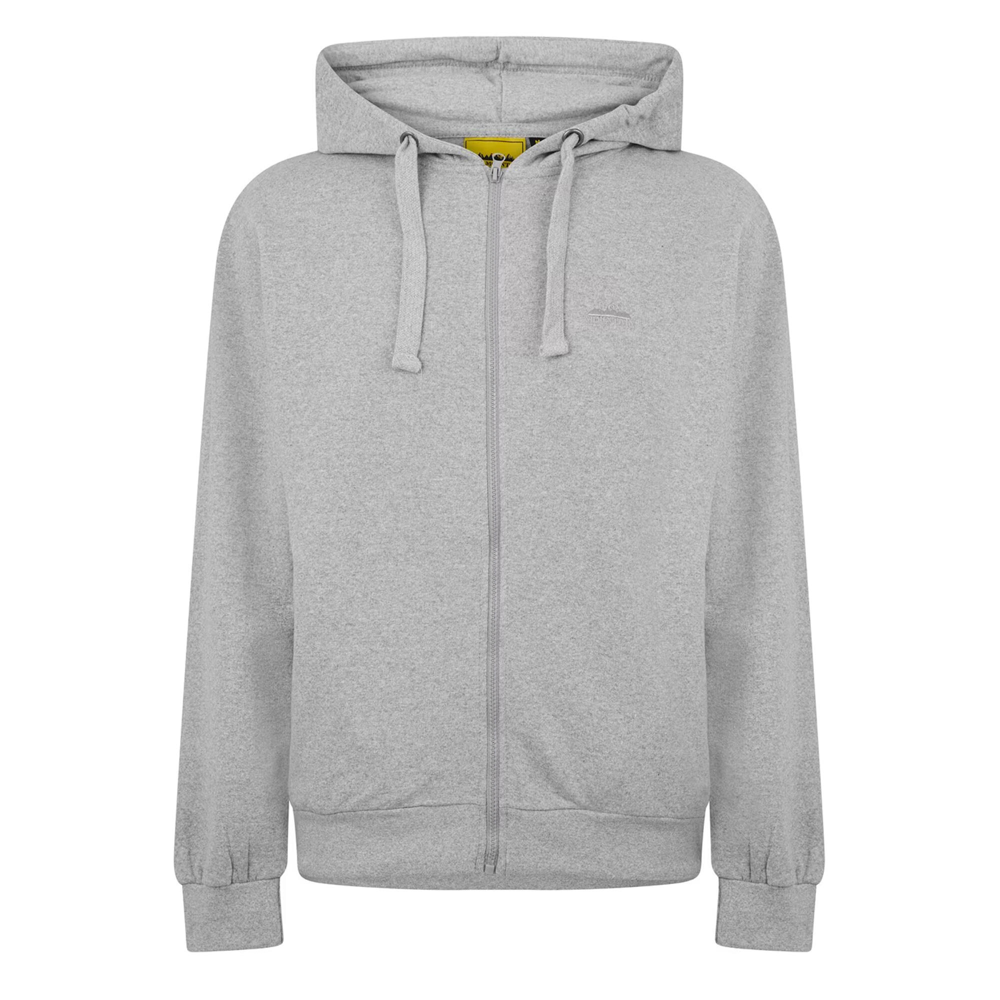 Fleecejacke mit Kapuze für Herren Hellgrau 2/4