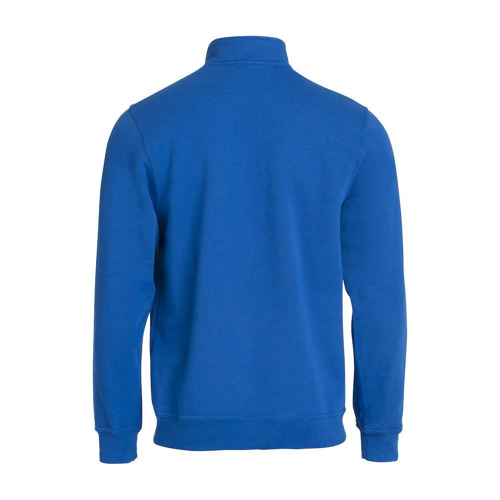 Unisex Adult Basic Half Zip Sweatshirt (Royal Blue) 2/4