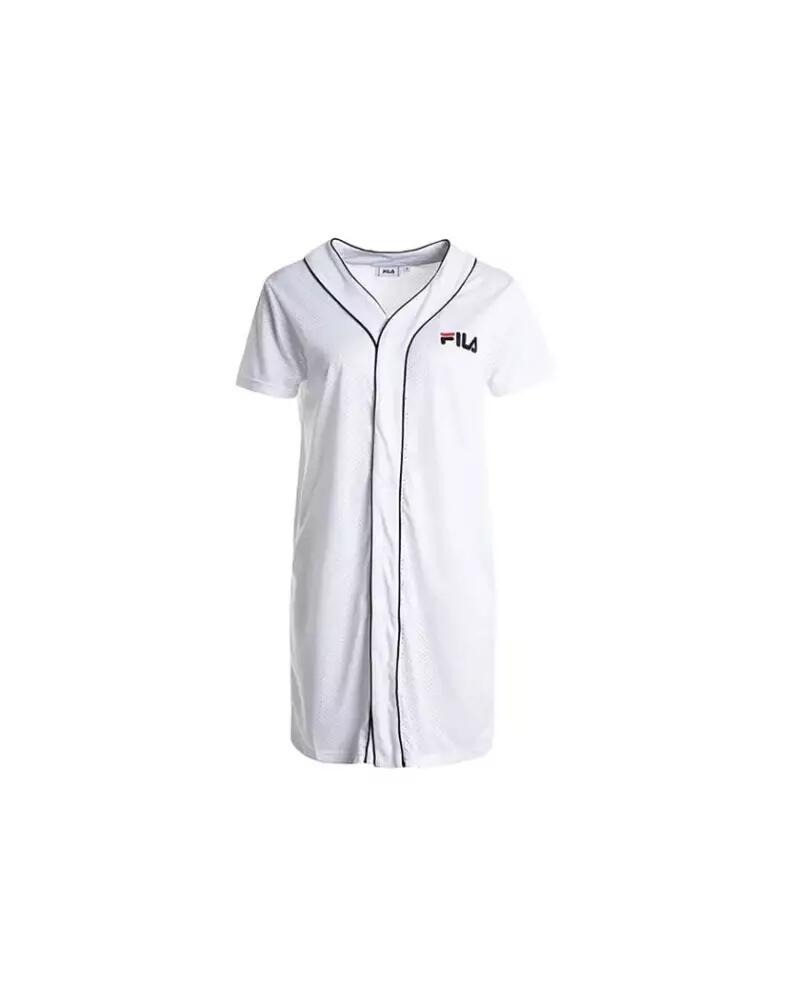 Fila ROBIN BUTTON BASEBALL DRESS Blanc 1/1