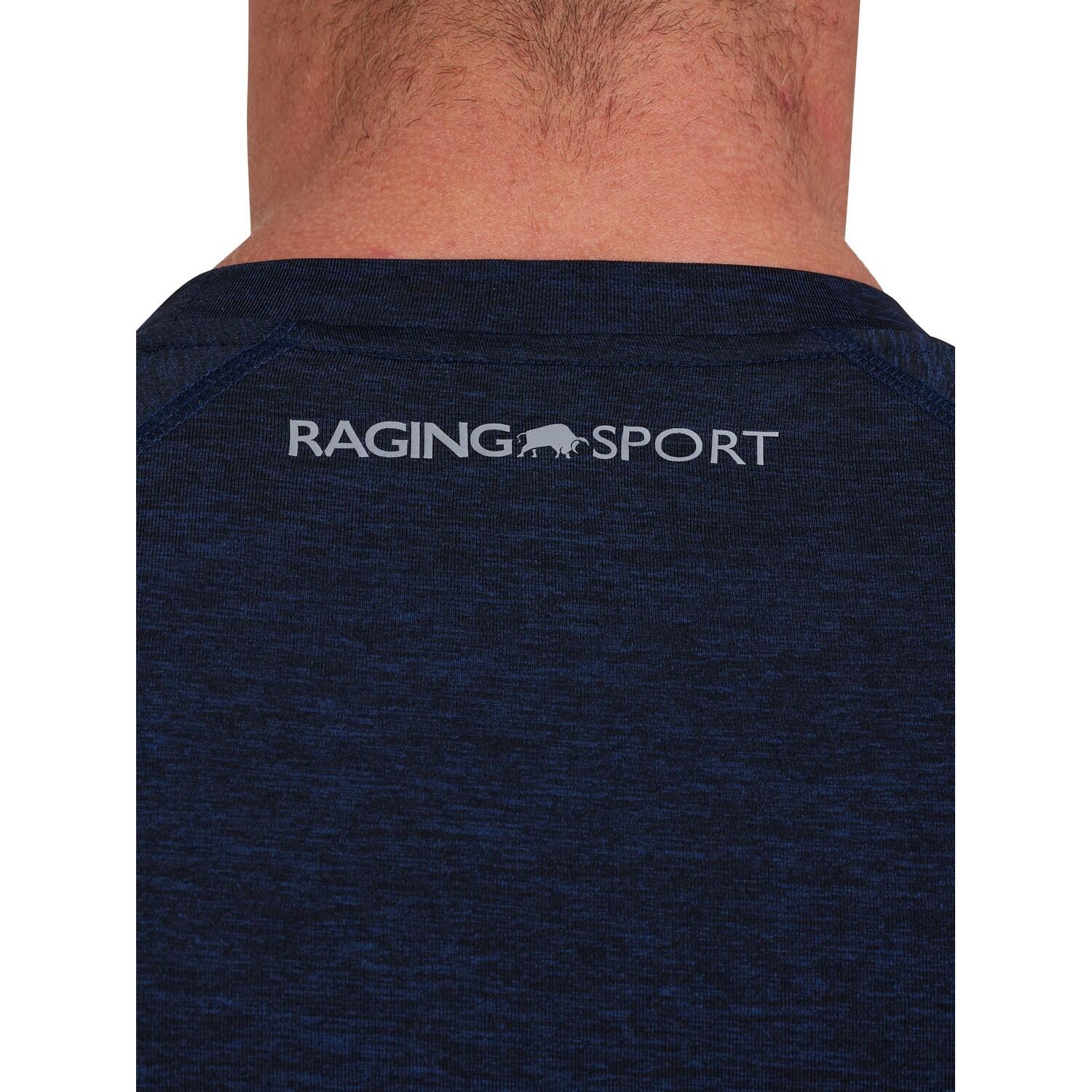 "Performance" TShirt für Herren Marineblau 3/4