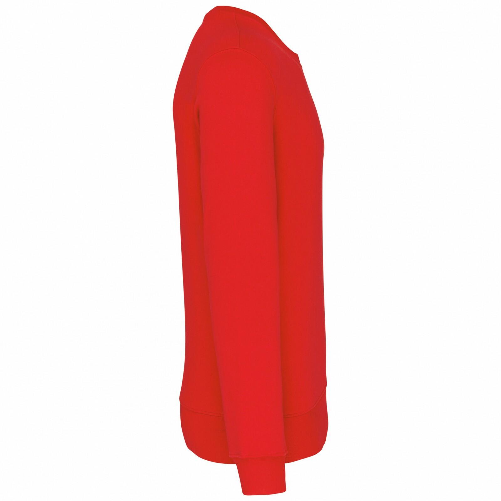 Felpa Girocollo Uomo Kariban Rosso 3/3