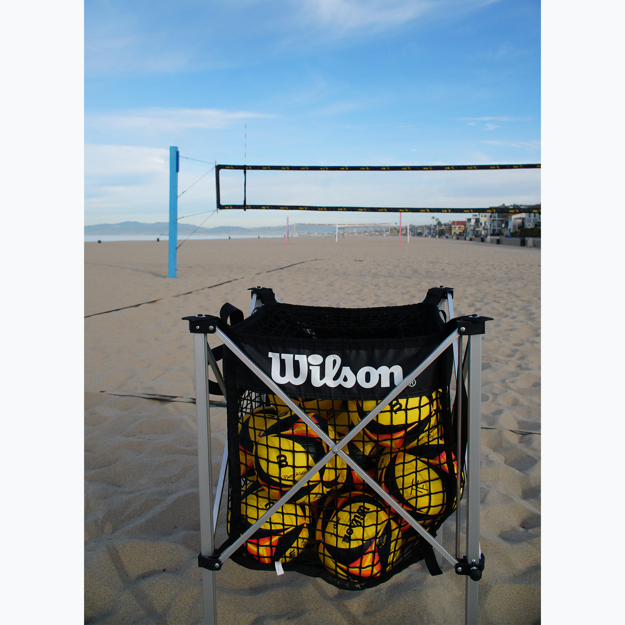 Kosz na piłki Wilson Beach Stand Up black 3/6
