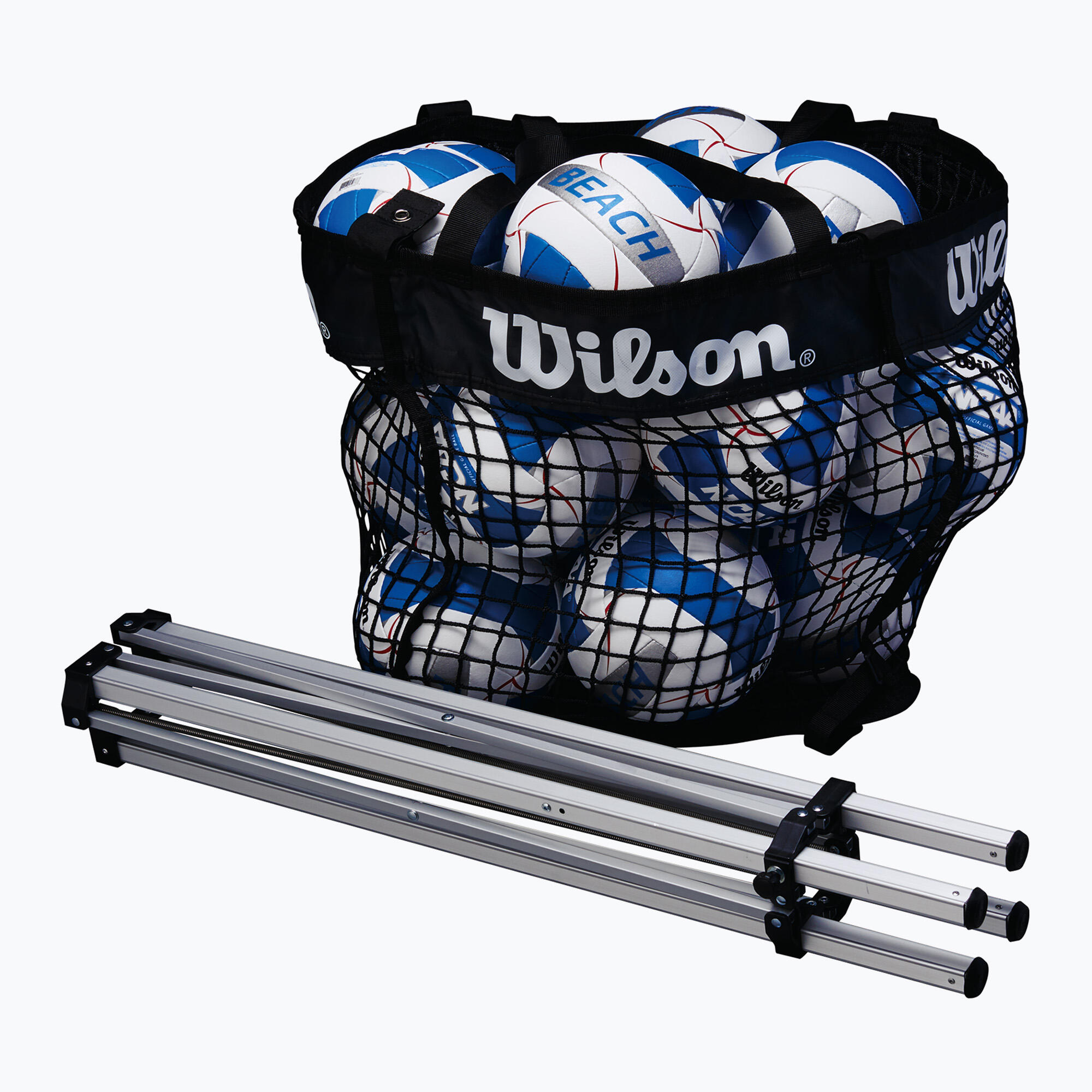Kosz na piłki Wilson Beach Stand Up black 2/6