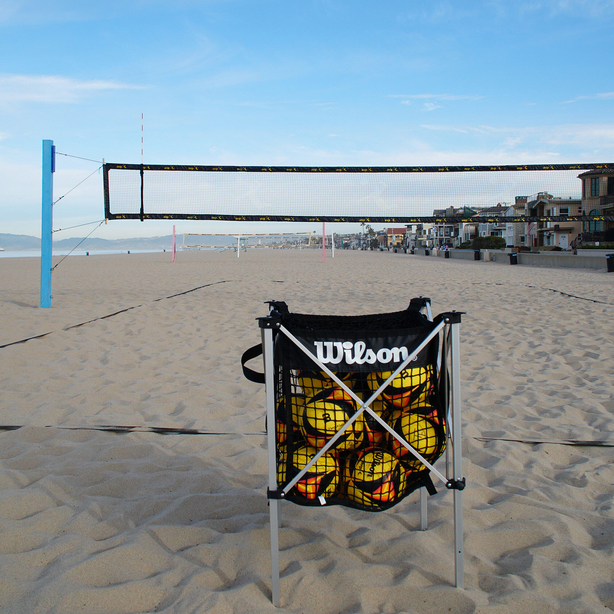 Kosz na piłki Wilson Beach Stand Up black 4/6