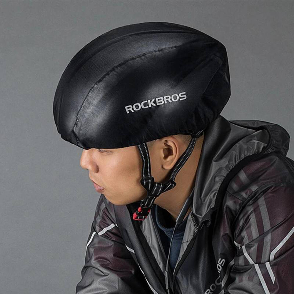 Copertura antipioggia per casco da bicicletta Rockbros 6/6