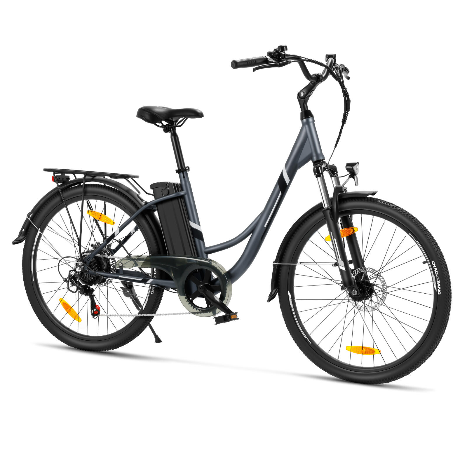 Vélo Électrique Ville 250W Autonomie 90km Suspension 80mm 7 Vitesses B1 1/5