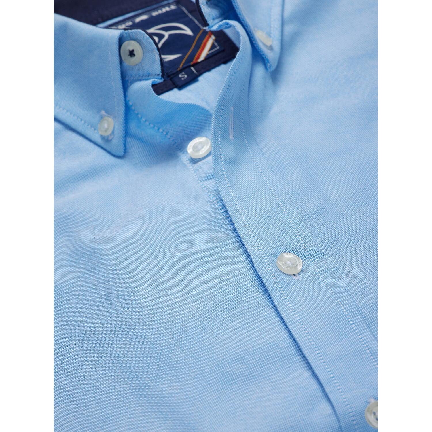 "Classic" Hemd für Langärmlig Herren Himmelblau 3/3