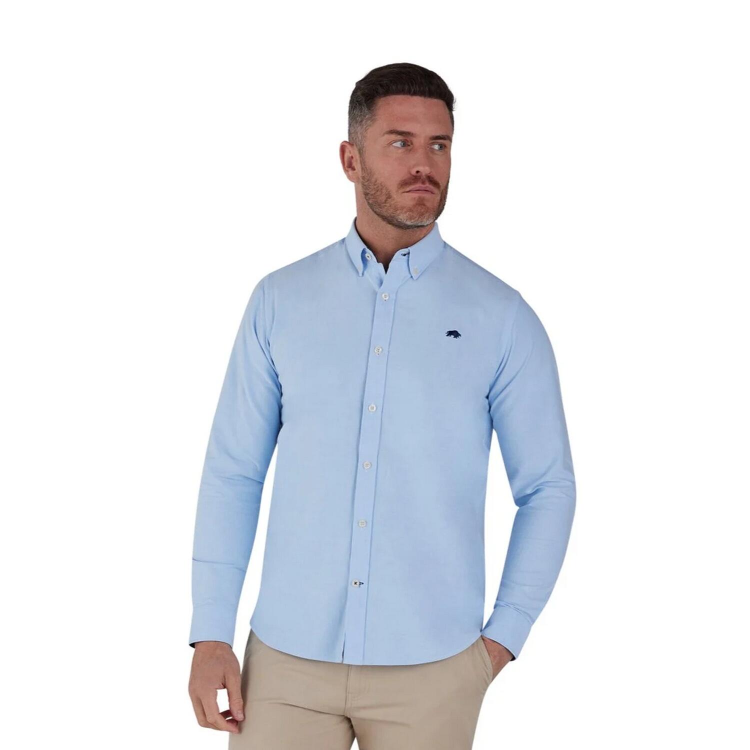 "Classic" Hemd für Langärmlig Herren Himmelblau 2/3