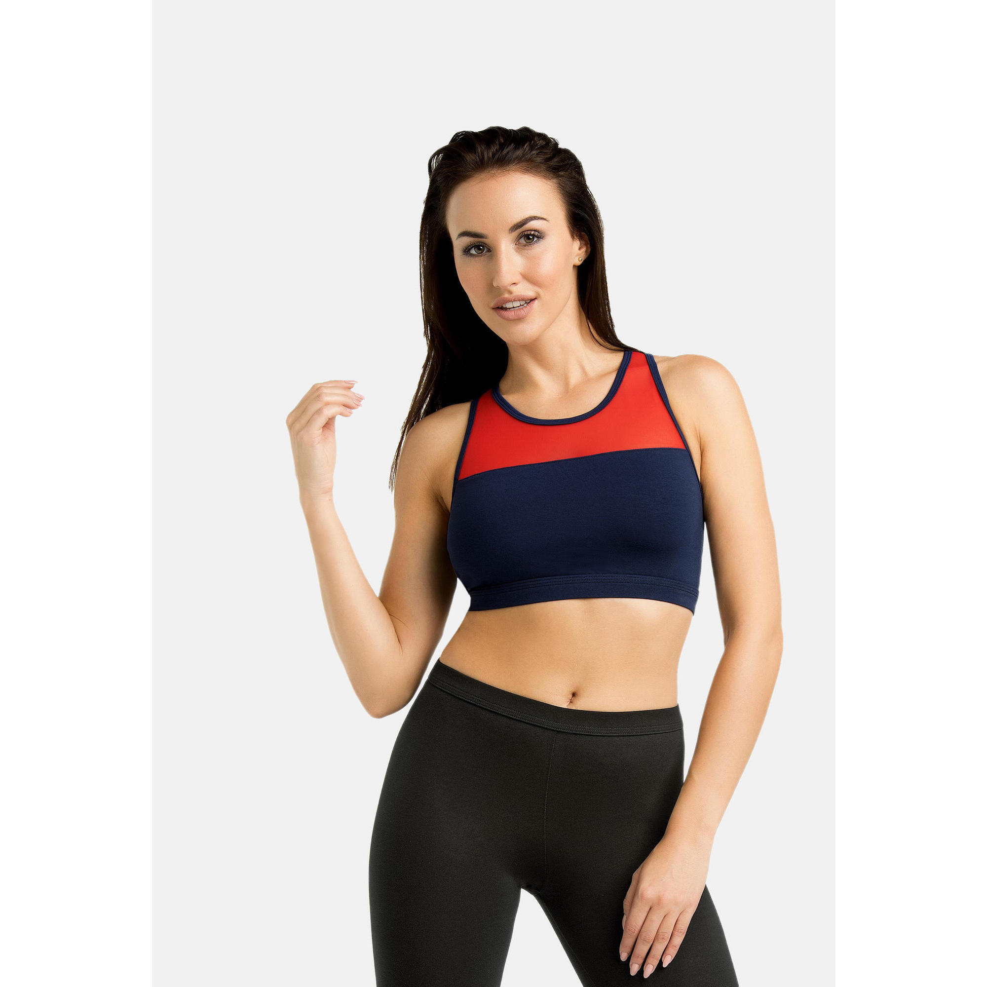 Teyli - Soutien-gorge De Course Pour Femme Teyli Lino - Brassière - Bleu|rouge - 40 M - Decathlon