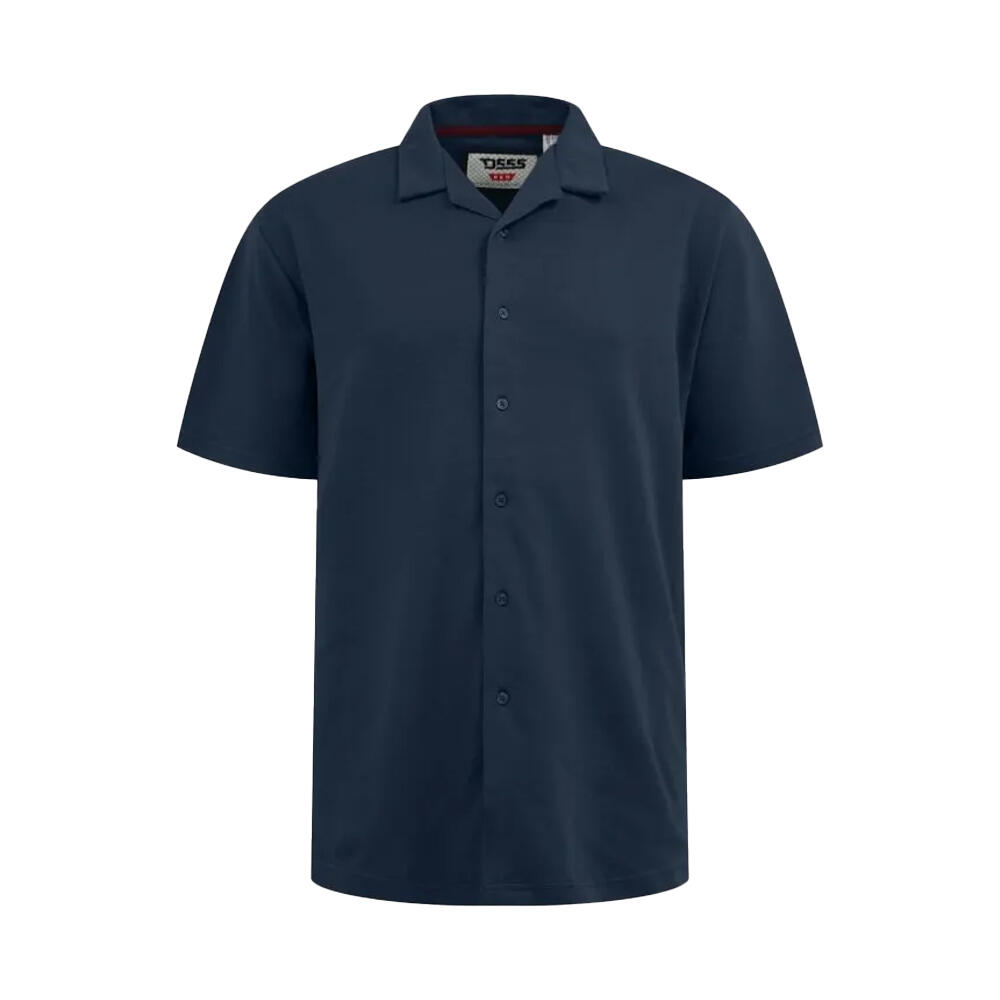 Camicia Kingsize Elasticizzato Uomo Duke Connor D555 Blu Navy 2/4