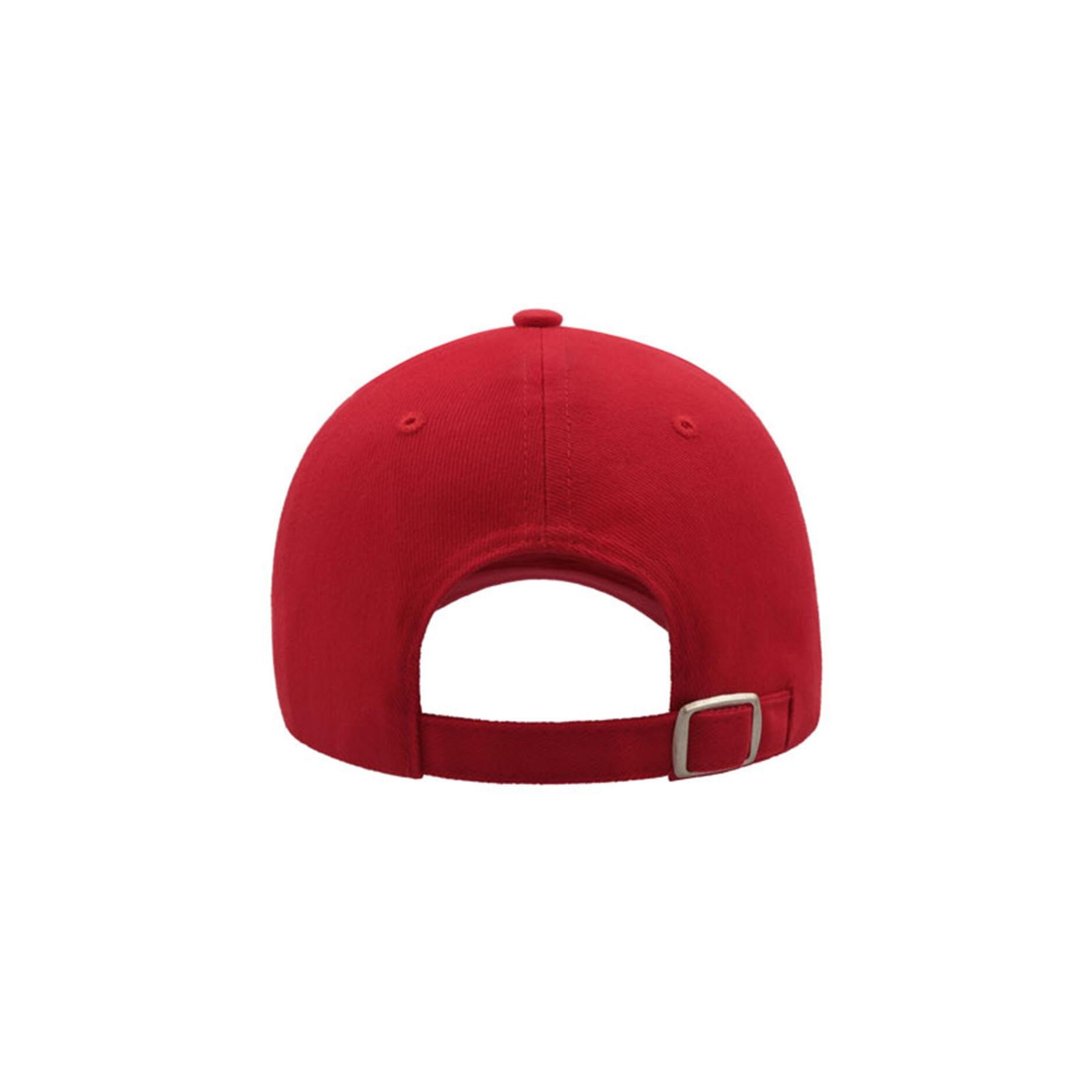 Liberty Sandwich Heavy Brush Cotton 6 Panel Cap (Pack Of 2) (Red) 2/4