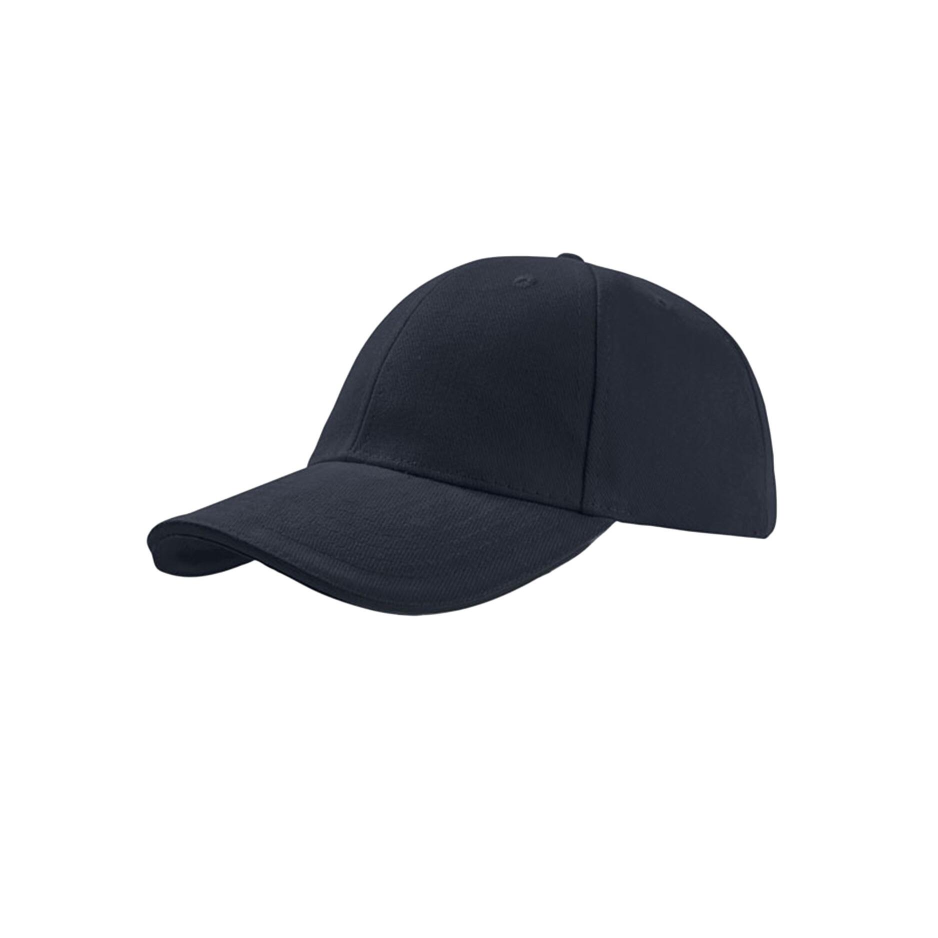 Liberty Sandwich Heavy Brush Cotton 6 Panel Cap (Pack Of 2) (Navy/Navy) 1/4