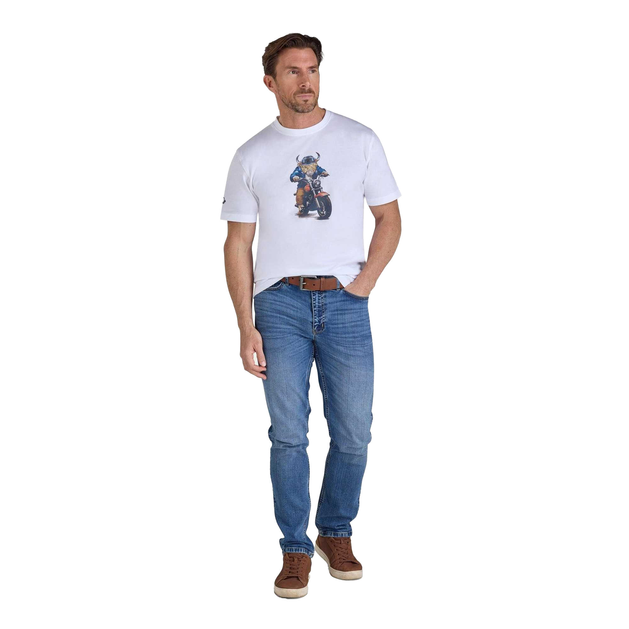 "Bully Boy" TShirt für Herren Weiß 4/4