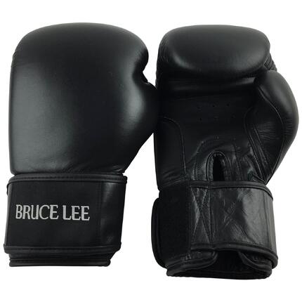 Bruce Lee Allround Boxing Glove Boxhandschuh Pro schwarz 16 oz