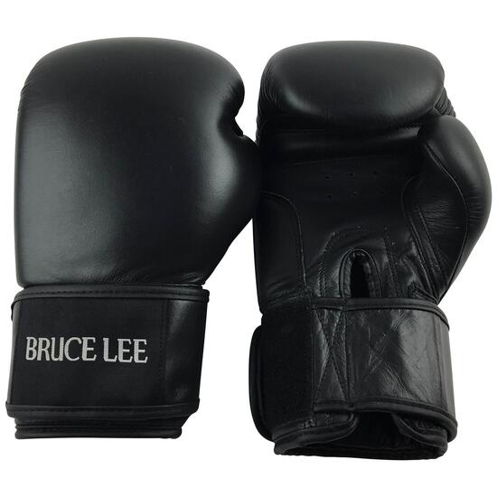 Bruce Lee Allround Boxing Glove Boxhandschuh Pro schwarz 16 oz