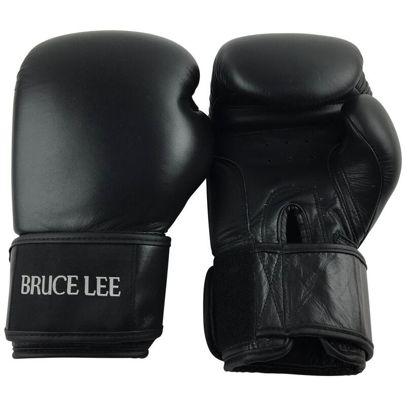 Bruce Lee Allround Boxing Glove Boxhandschuh Pro  Schwarz 16 OZ