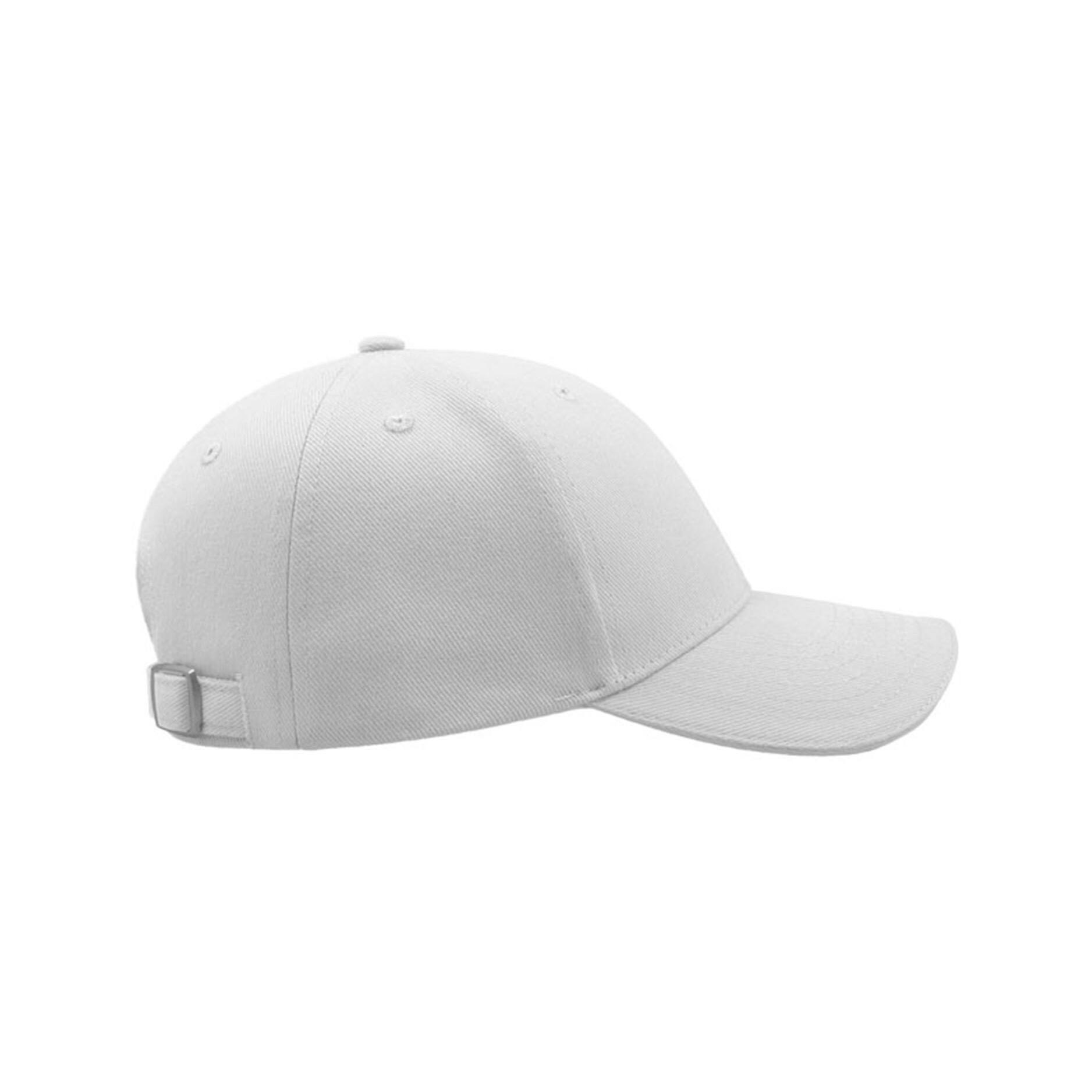 Liberty Sandwich Heavy Brush Cotton 6 Panel Cap (Pack Of 2) (White/White) 3/4