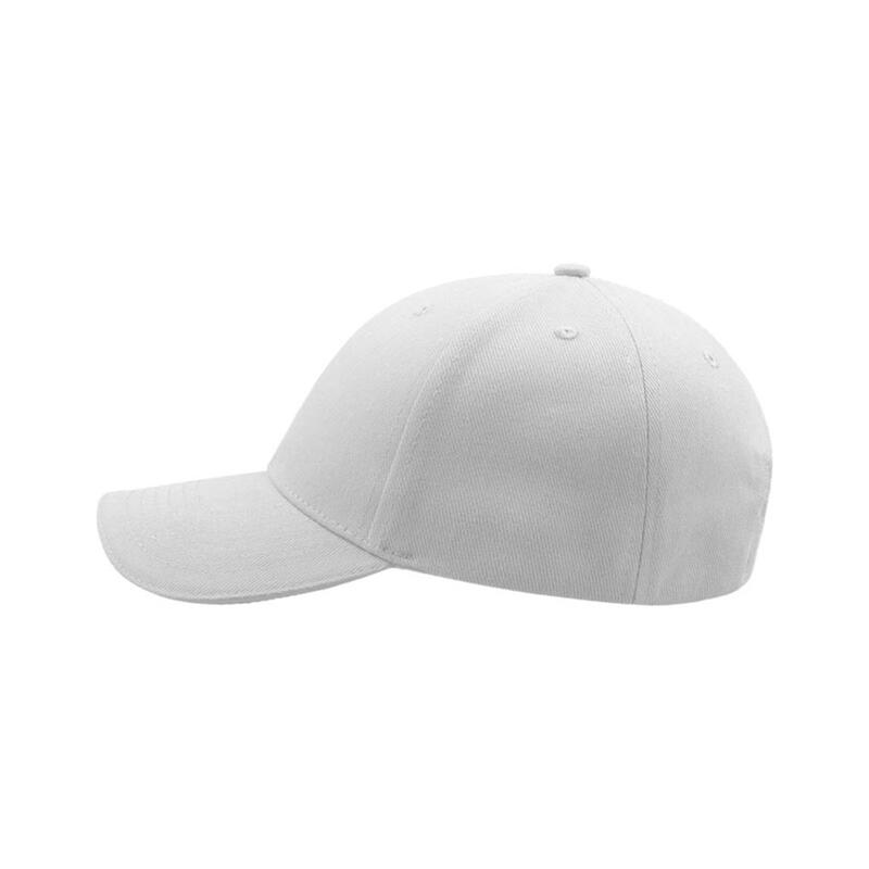 Lot de 2 casquettes en coton épais Adulte (Blanc)