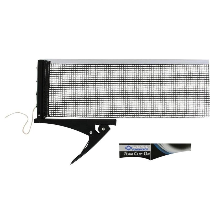 Donic-Schildkrot Black/White Table Tennis Net Set Team Clip-On