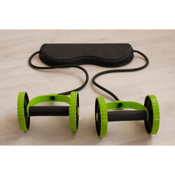 Roues d’exercices pour abdominaux (avec support pour les genoux)