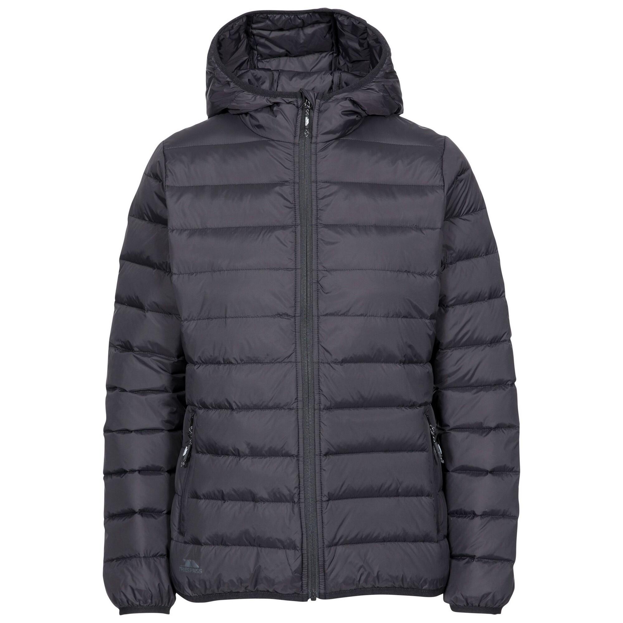 TRESPASS Womens/Ladies Amma Down Jacket (Black)