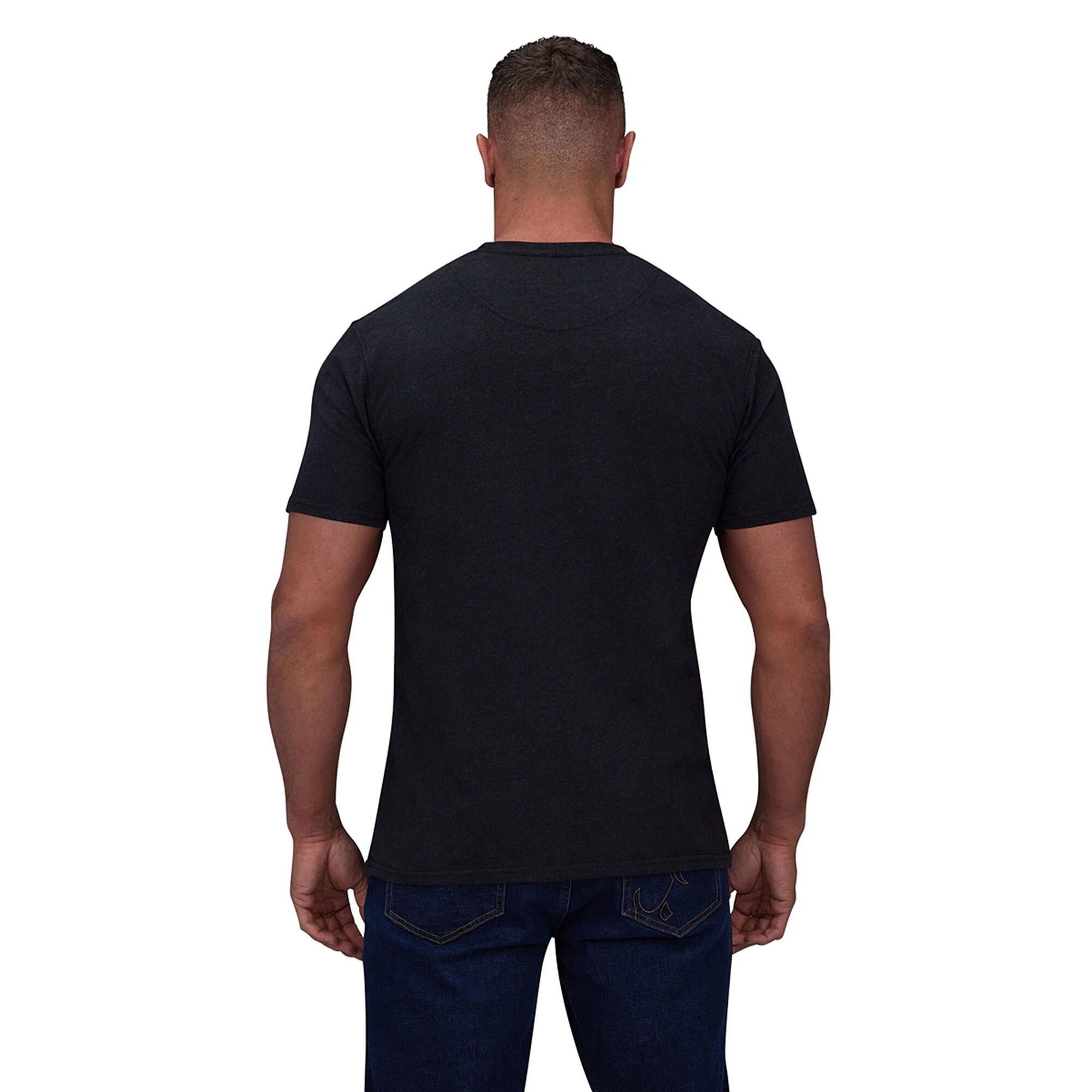 "Classic" TShirt für Herren Schwarz 2/3
