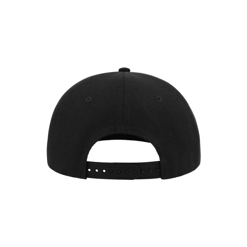 Lot de 2 casquettes avec visière plate Adulte (Noir / gris)