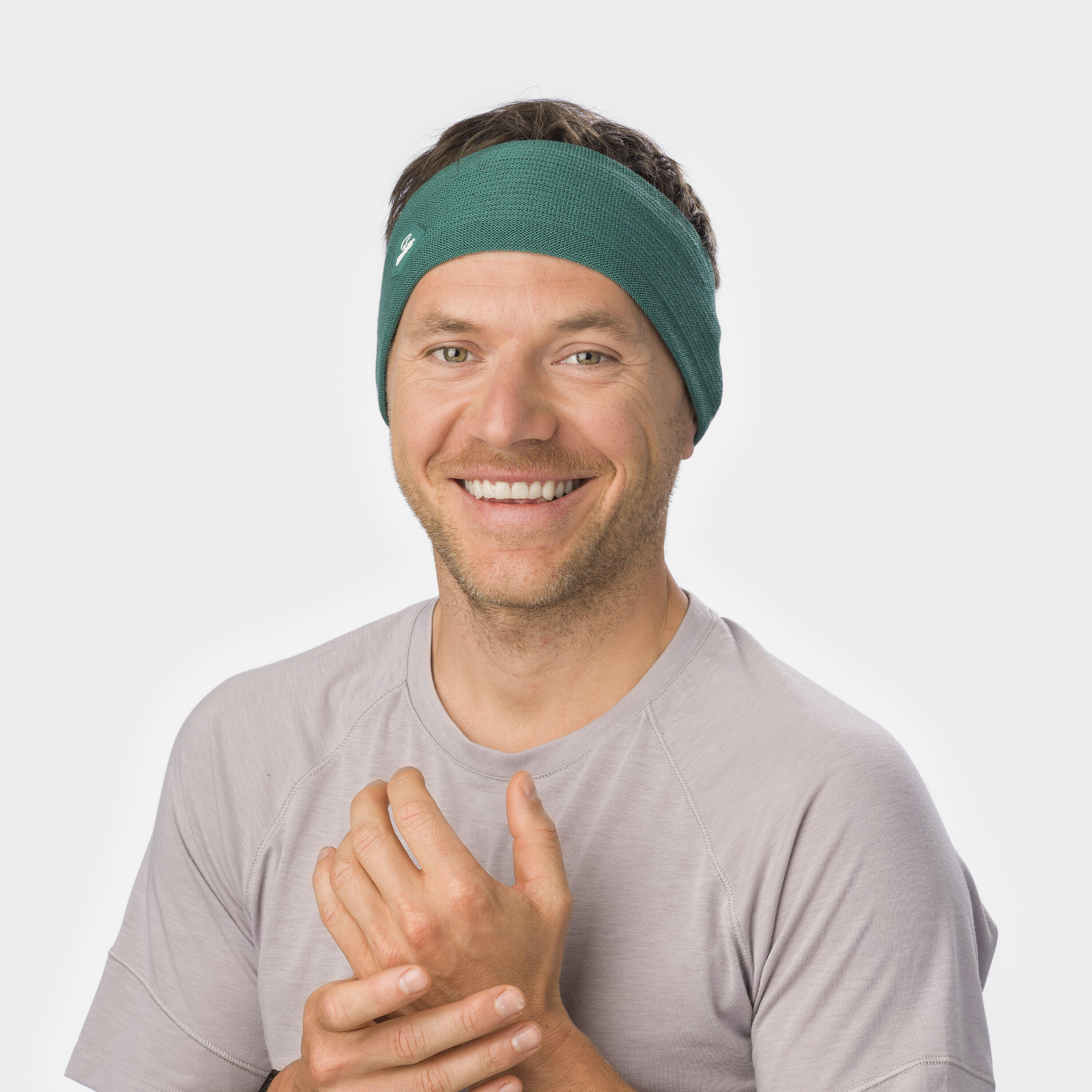 Stirnband Ayora Headband Herren Damen Haarband wärmend atmungsaktiv Merino 3/4