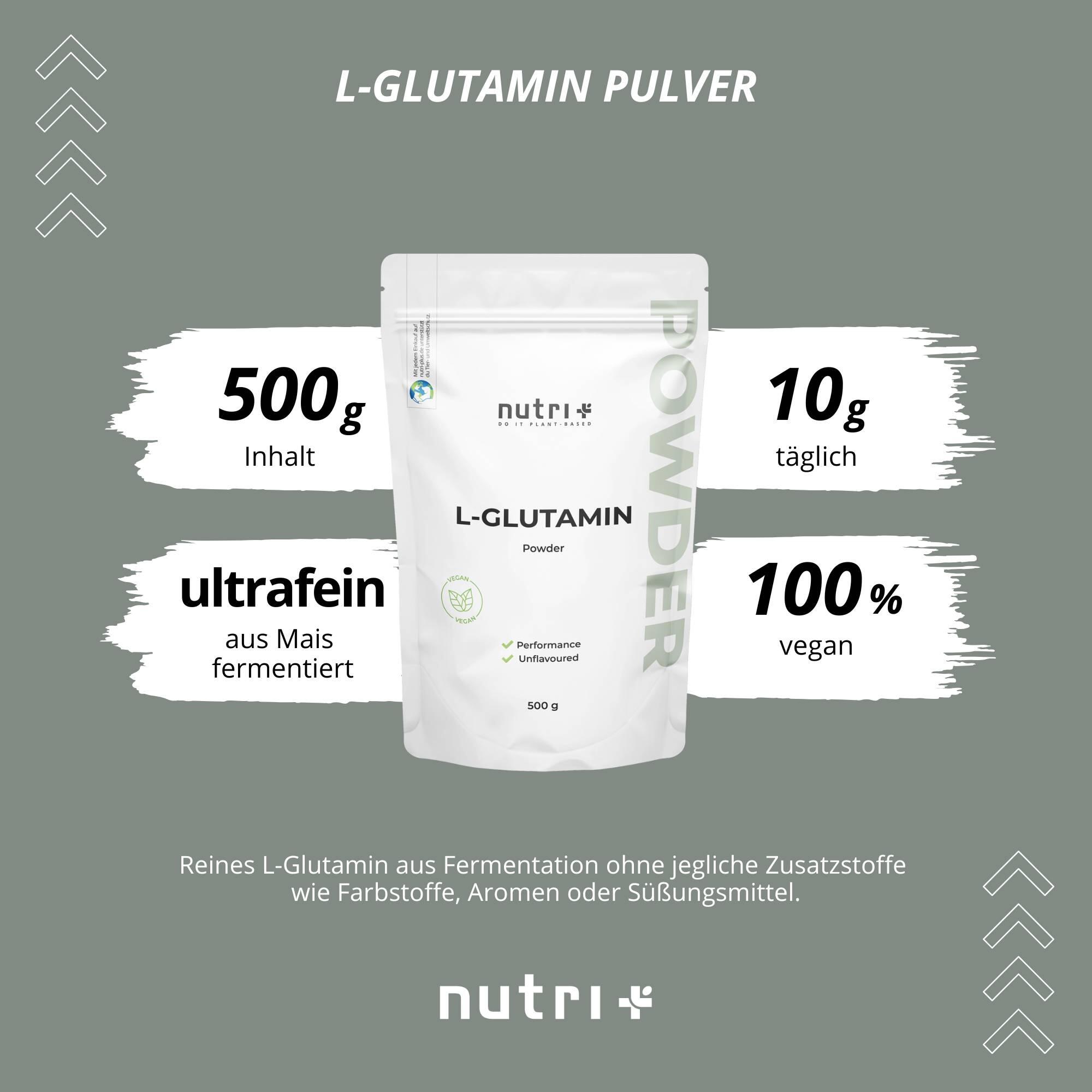 L-glutamina en polvo, 500 g 4/6