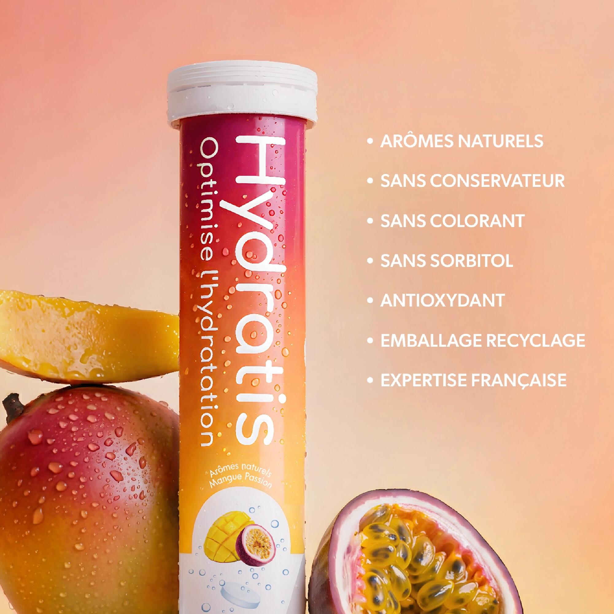 Boisson avec Électrolytes - Formule Isotonique - Mangue Passion - 20 pastilles 6/7