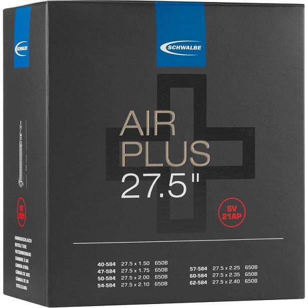 Binnenband SV21AP Air Plus 27.5" / 40/62-584 - 40mm ventiel