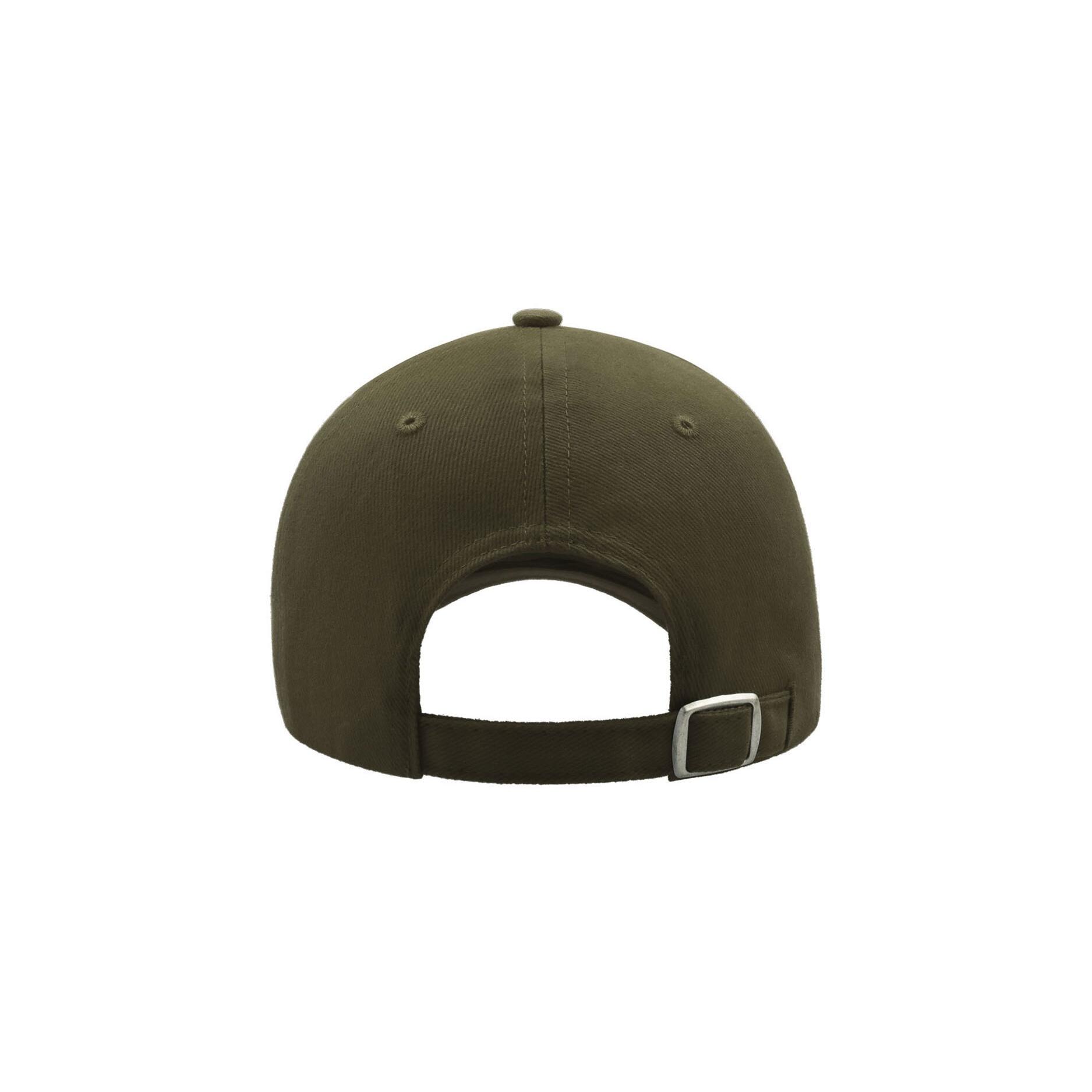 Liberty Sandwich Heavy Brush Cotton 6 Panel Cap (Pack Of 2) (Olive) 2/4