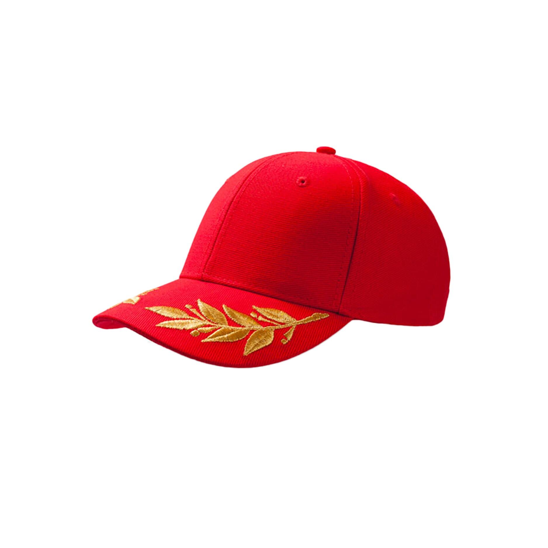 ATLANTIS Winner Laurel Embroidered Cap (Red)