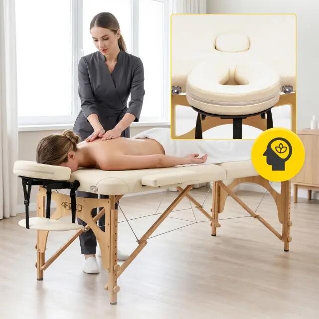 Stół do masażu i rehabilitacji 4FIZJO drewniany 70 cm 2/7