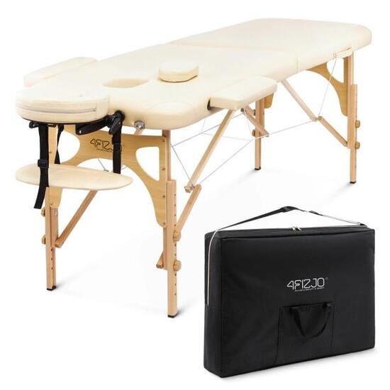 Table Massage Rééducation Mixte Robuste, Élégante Modèle 4FIZJO 70 cm Beige