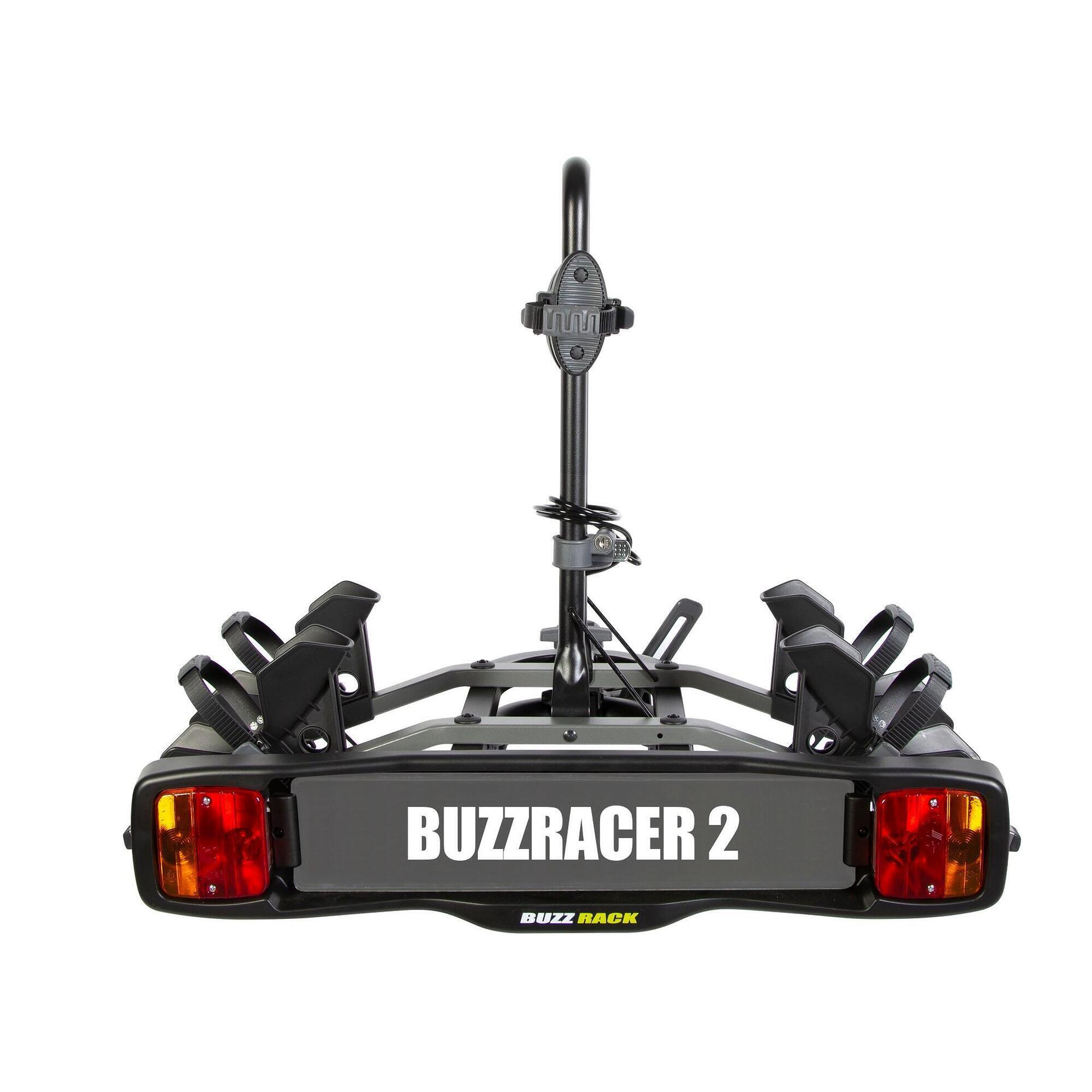 BUZZRACK Buzzracer 2 Nosič kol na tažné zařízení – platforma pro 2 kola