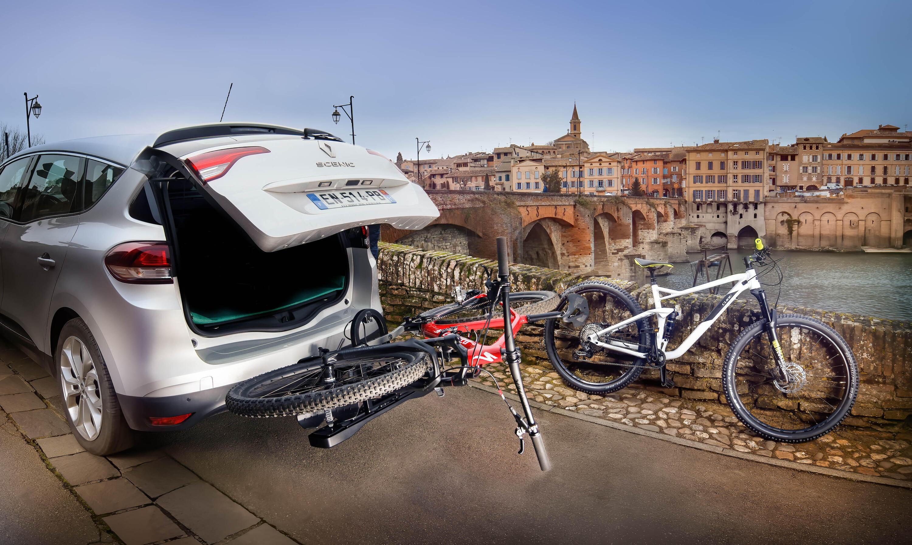 Buzzracer 2 Nosič kol na tažné zařízení – platforma pro 2 kola 5/7