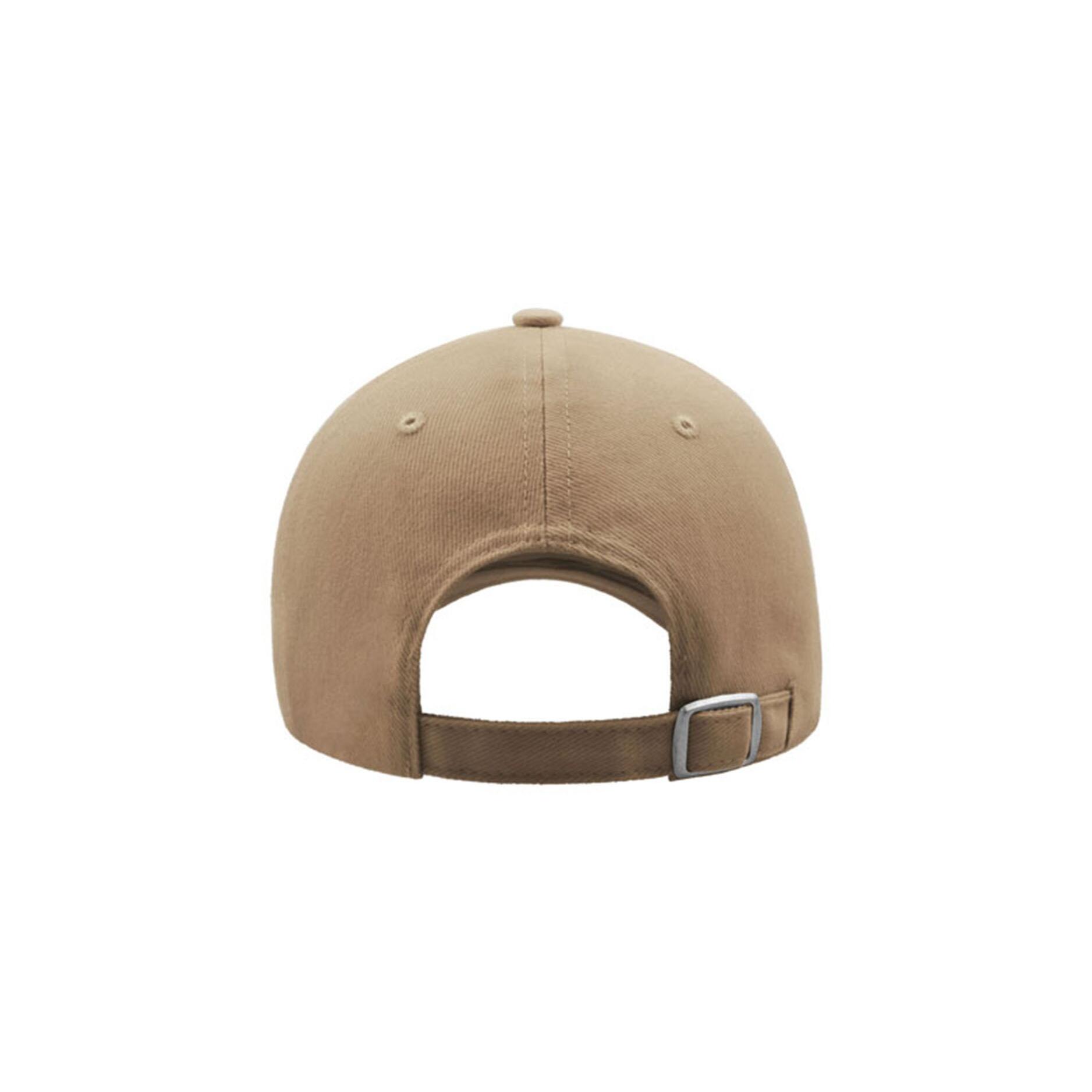 Liberty Sandwich Heavy Brush Cotton 6 Panel Cap (Pack Of 2) (Khaki/Khaki) 2/4