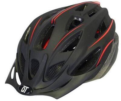 Fuse Fahrradhelm in Matt Schwarz und Rot - M 58-61 cm