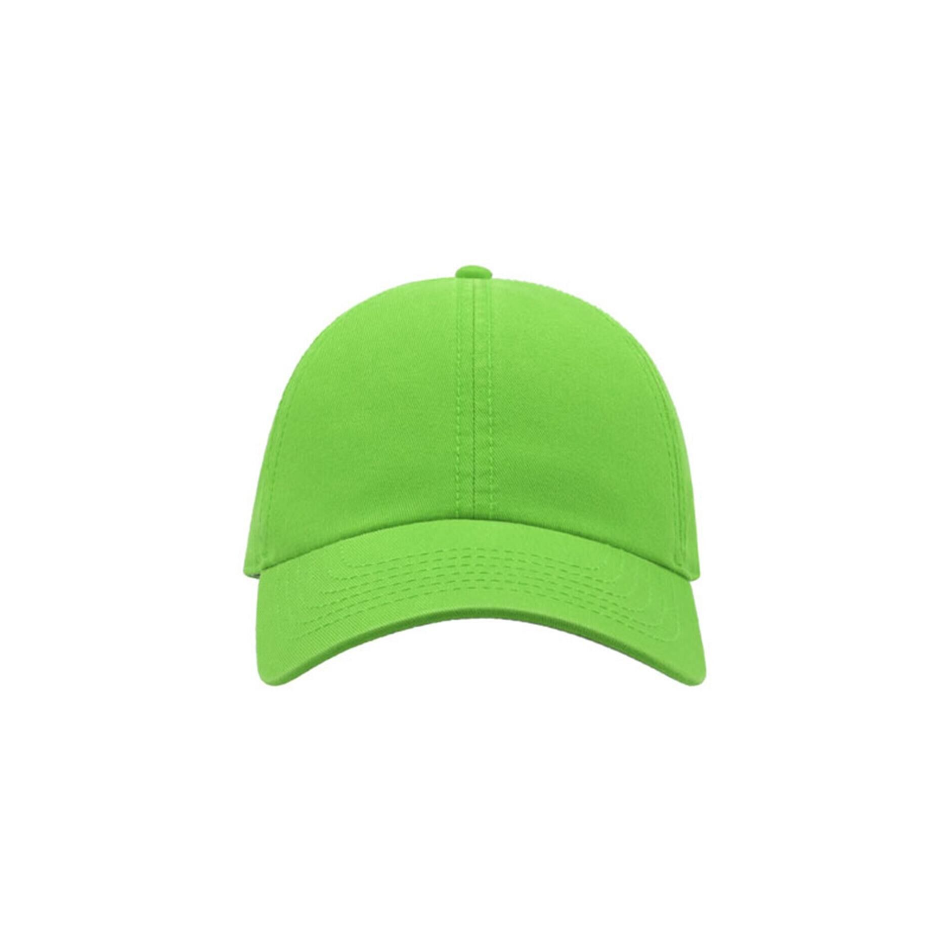 ATLANTIS Action 6 Panel Chino Baseball Cap (Pack of 2) (Green)