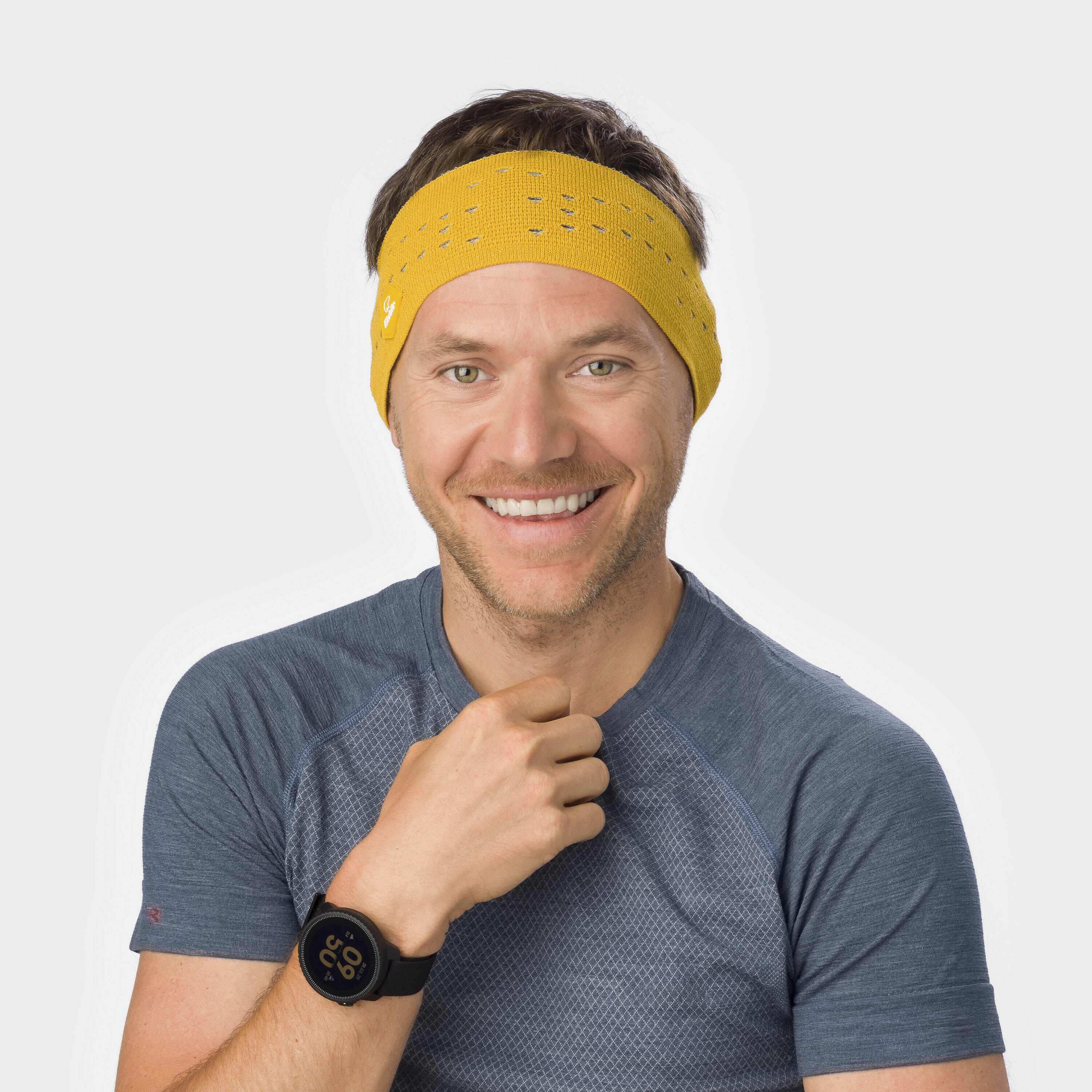 Stirnband Aeka Sportstrinband Herren Damen Headband kühlend atmungsaktiv Viskose 5/6