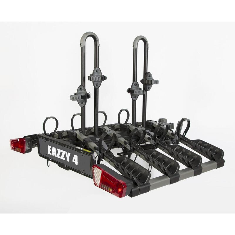 EAZZY 4 porte-vélo d'attelage - plateforme pliable 4 vélos