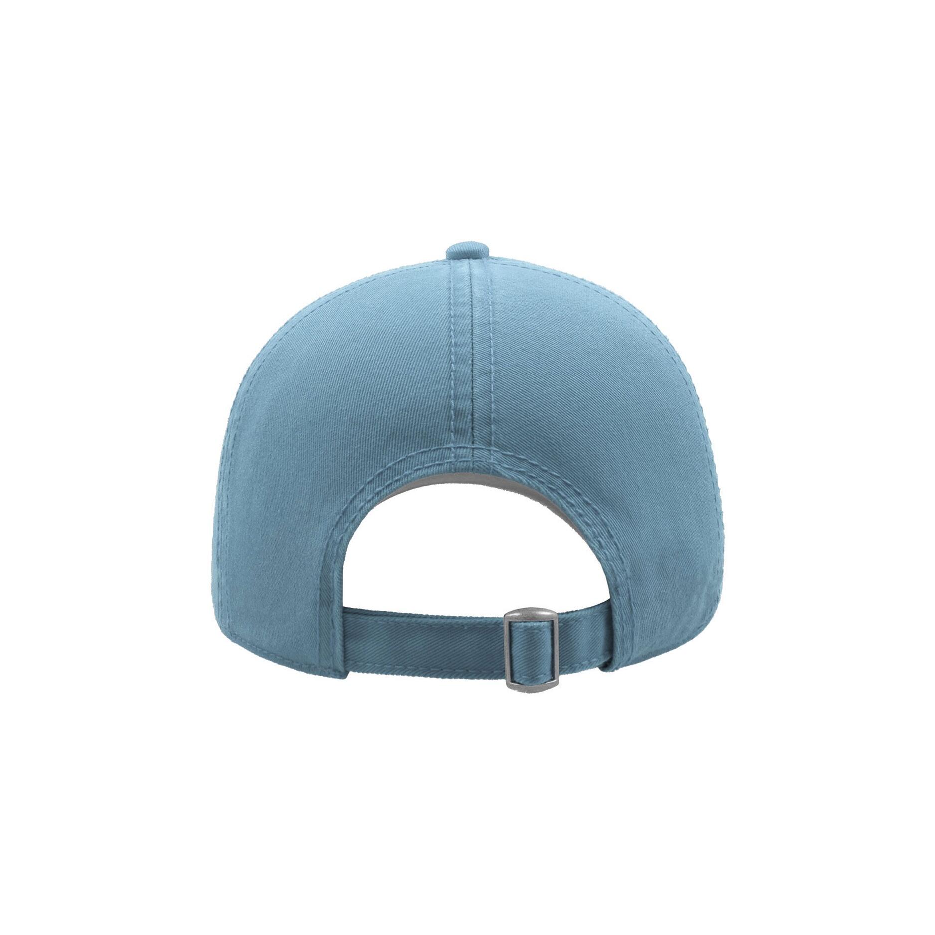 Action 6 Panel Chino Baseball Cap (Pack of 2) (Light Blue) 2/4