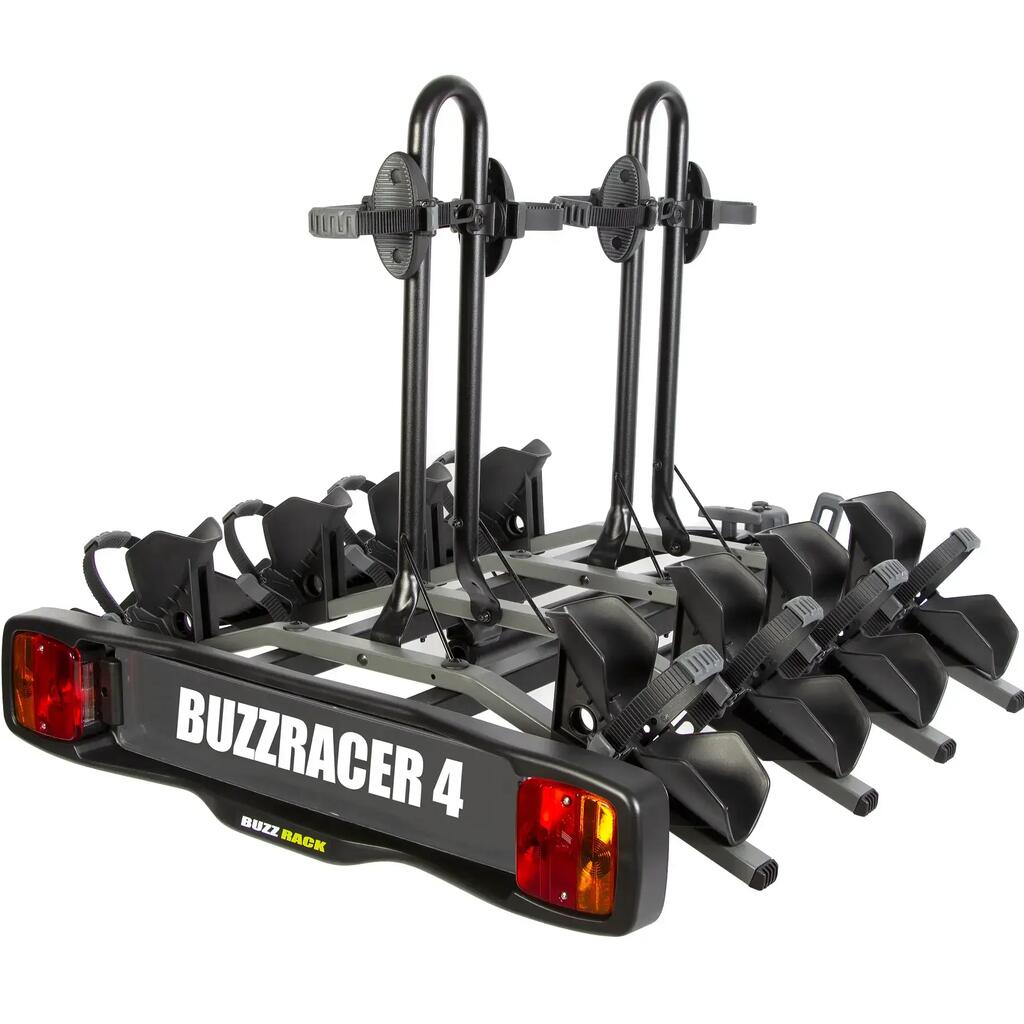 Buzzracer 4 Towbar Bike Rack – Platform for 4 Bikes